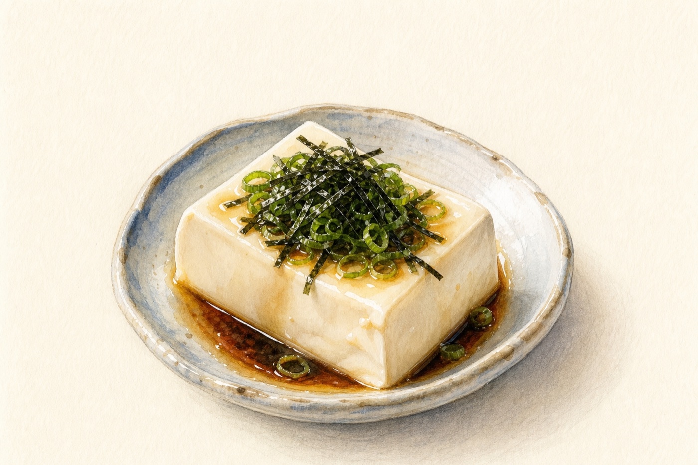 味海苔の冷奴